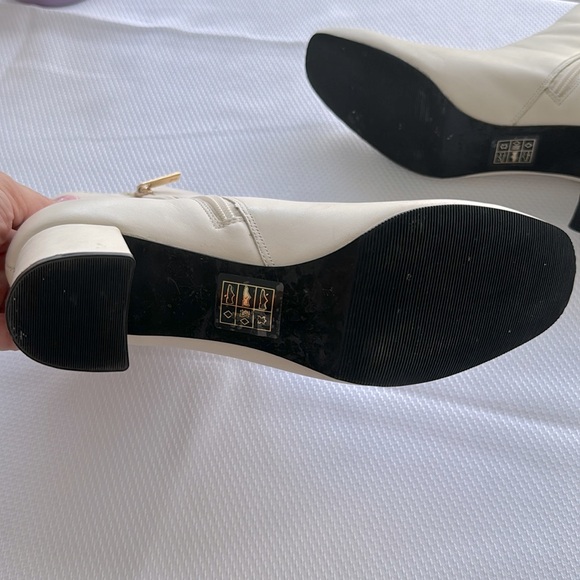 Ted baker leather ankle boot ivory beige size 9 - Picture 5 of 8